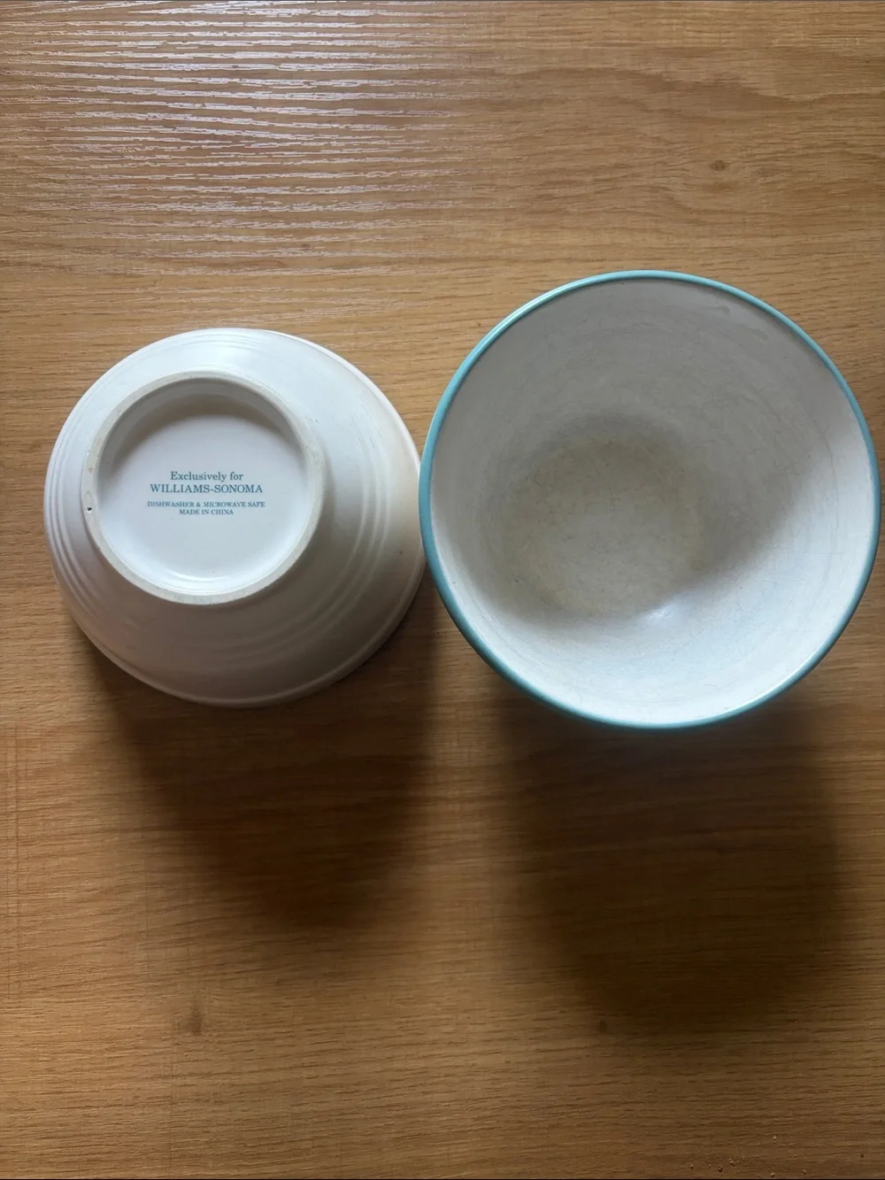 Williams Sonoma two white